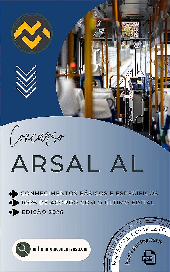 Apostila ARSAL AL 2026 Direito
