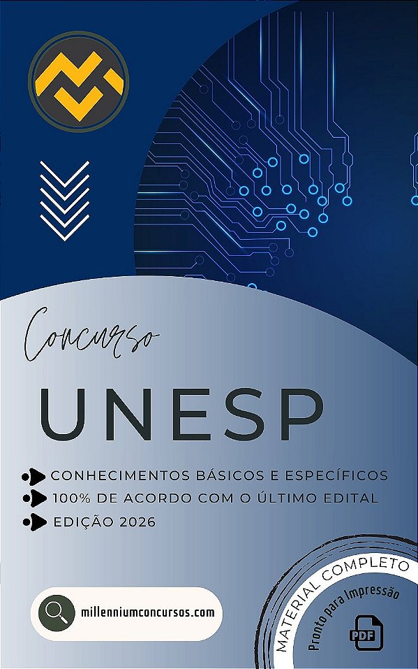 Apostila UNESP 2026 Assistente Operacional II