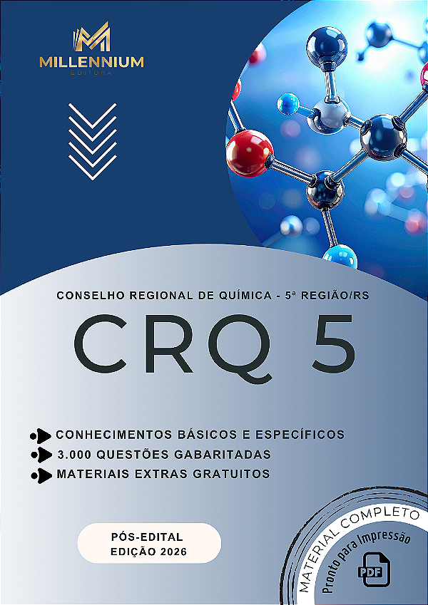 Apostila CRQ 5 RS 2026 Analista de Informática