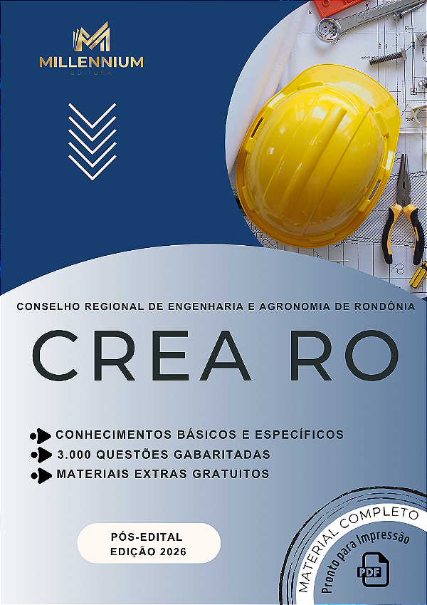 Apostila CREA RO 2026 Assistente Administrativo