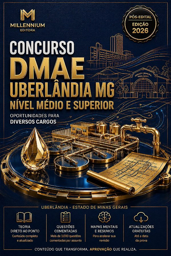 Apostila DMAE UBERLÂNDIA MG 2026 Químico