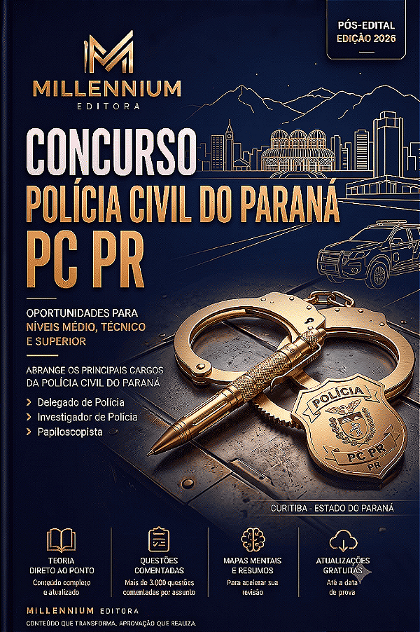 Apostila PC PR 2026 Delegado de Polícia