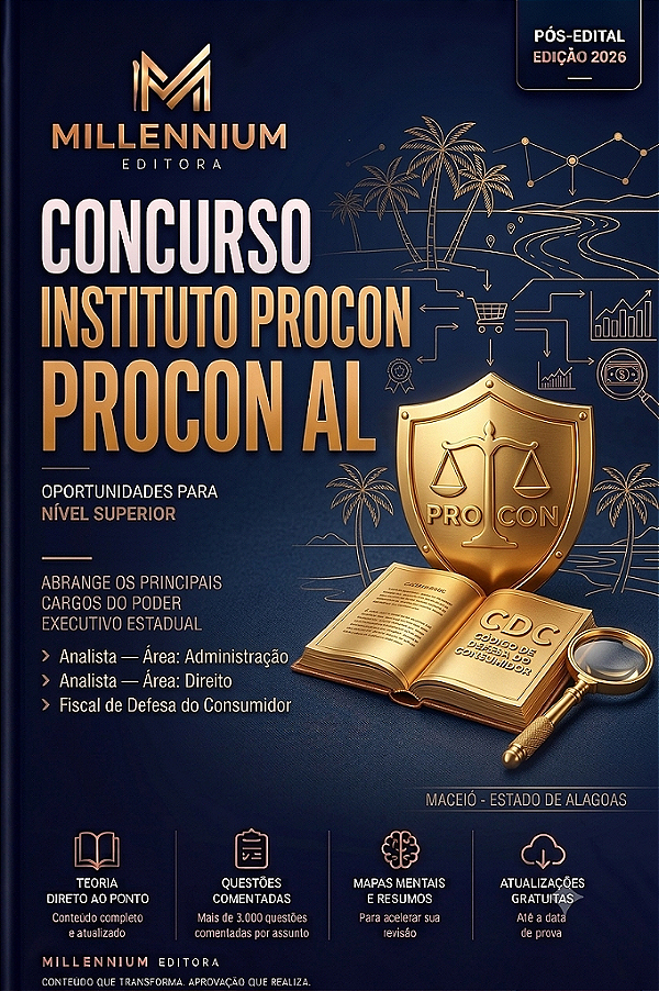 Apostila PROCON AL 2026 Analista de Proteção e Defesa do Consumidor - Administração