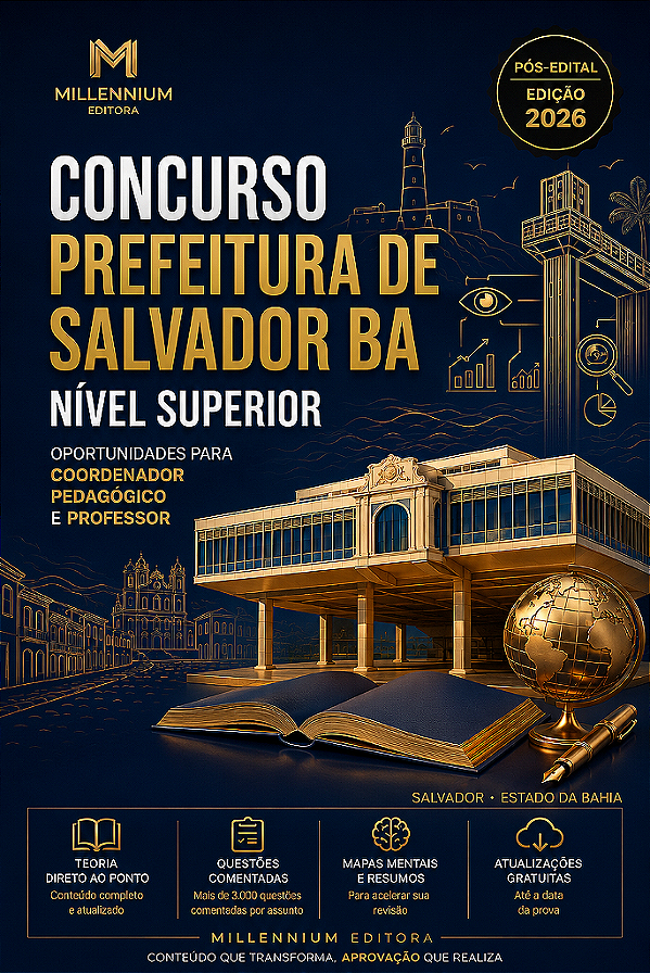 Apostila PREFEITURA DO SALVADOR 2026 Coordenador Pedagógico