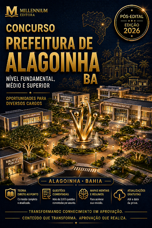 Apostila PREFEITURA DE ALAGOINHA BA 2026 Professor Polivalente