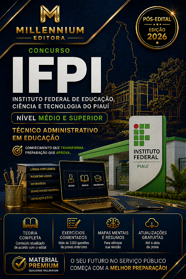Apostila IFPI 2026 Analista de Tecnologia da Informação