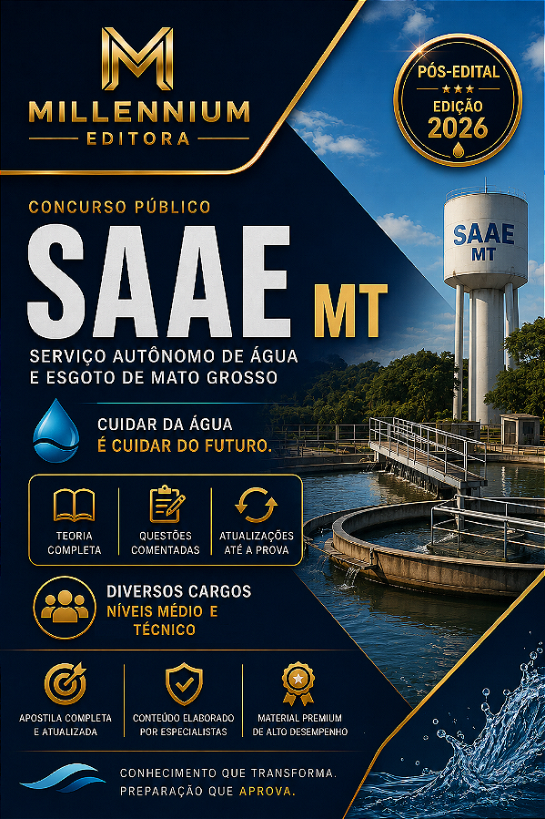 Apostila SAEE MT 2026 Fiscal de Leitura e Saneamento