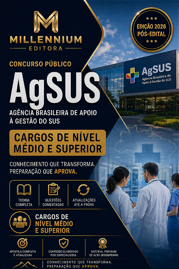 Apostila AgSUS 2026 Técnico de Segurança do Trabalho