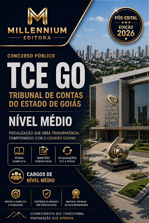 Apostila TCE GO 2026 Tecnologia da Informação