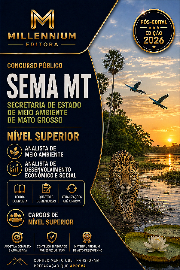 Apostila SEMAT MT 2026 Engenharia Química