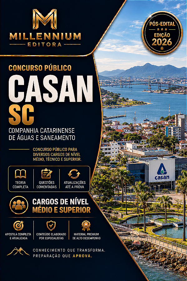 Apostila CASAN SC 2026 Assistente Social