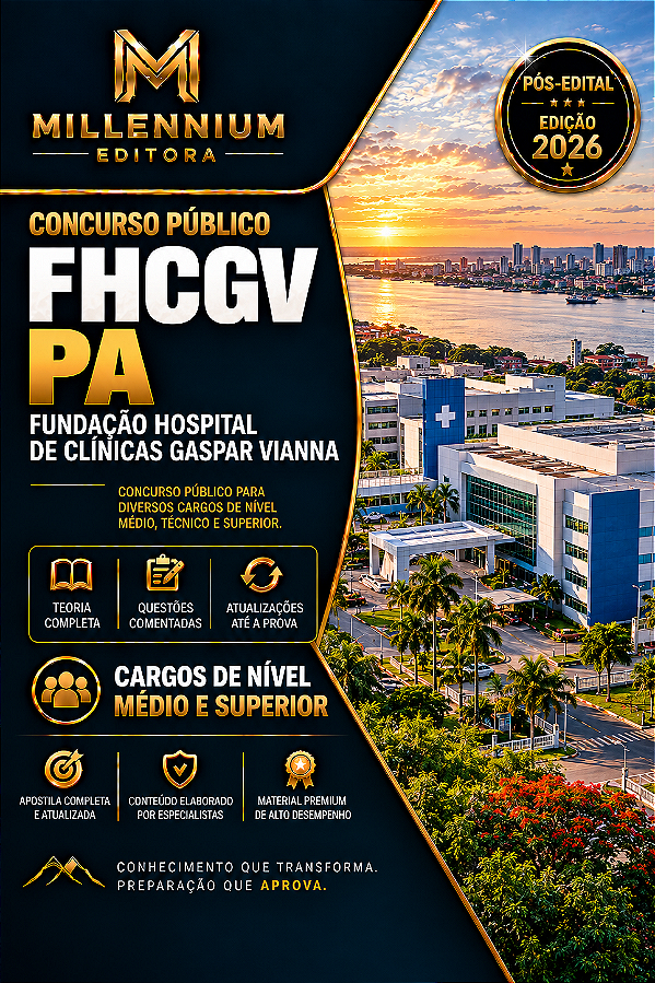 Apostila FHCGV PA 2026 Farmacêutico