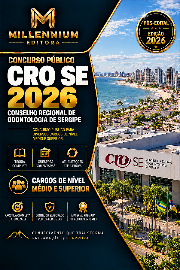 Apostila CRO SE 2026 Assistente Técnico Administrativo