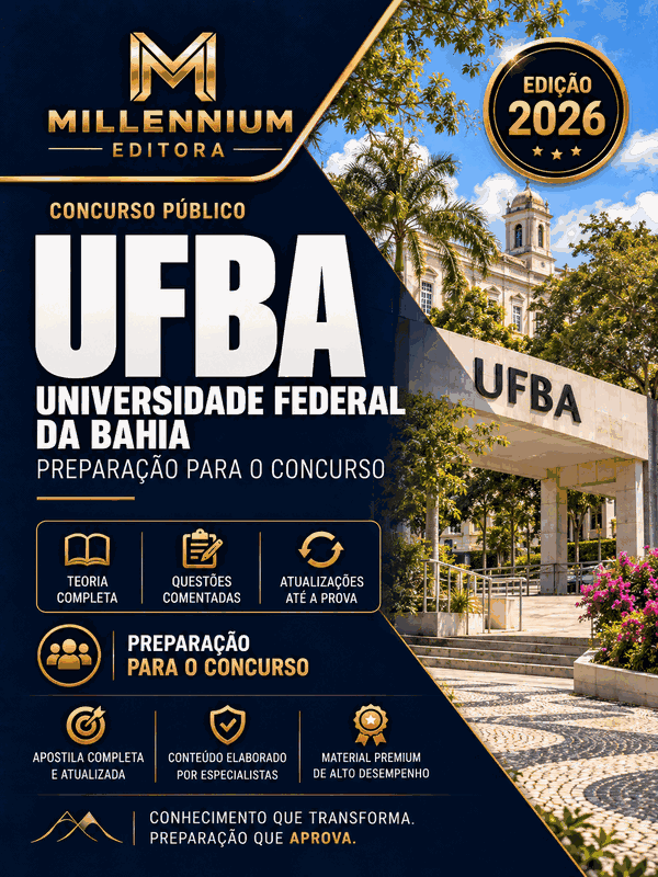 Apostila UFBA 2026 Técnico em Laboratório - Química