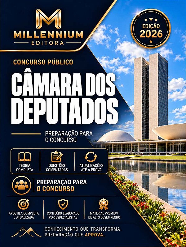 Apostila CÂMARA DOS DEPUTADOS 2026 Engenharia Mecânica