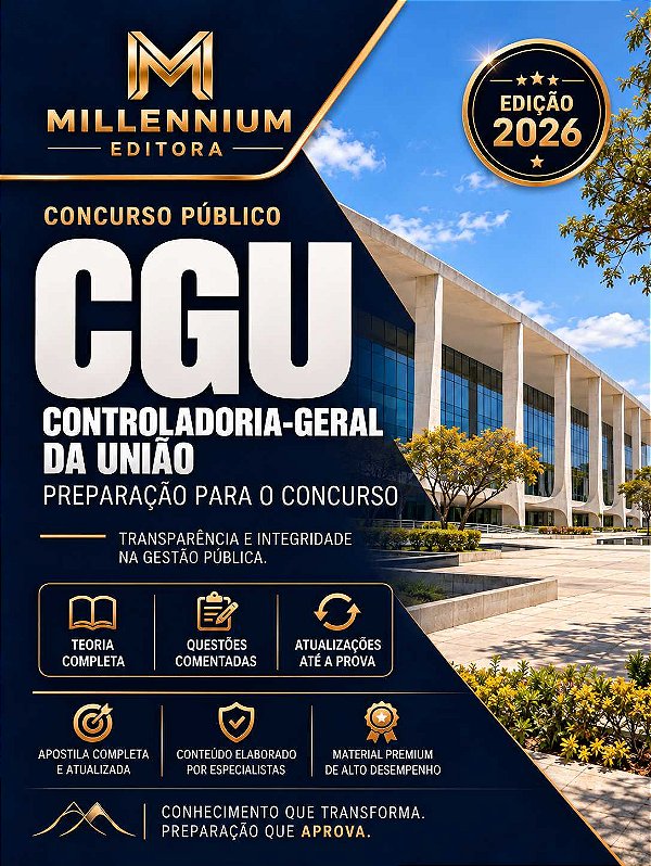 Apostila CGU 2026 Auditor Federal de Finanças e Controle - Auditoria