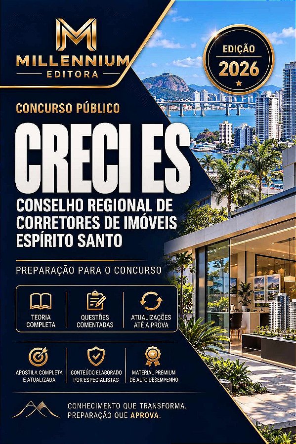 Apostila CRECI ES 2026 Agente Fiscal