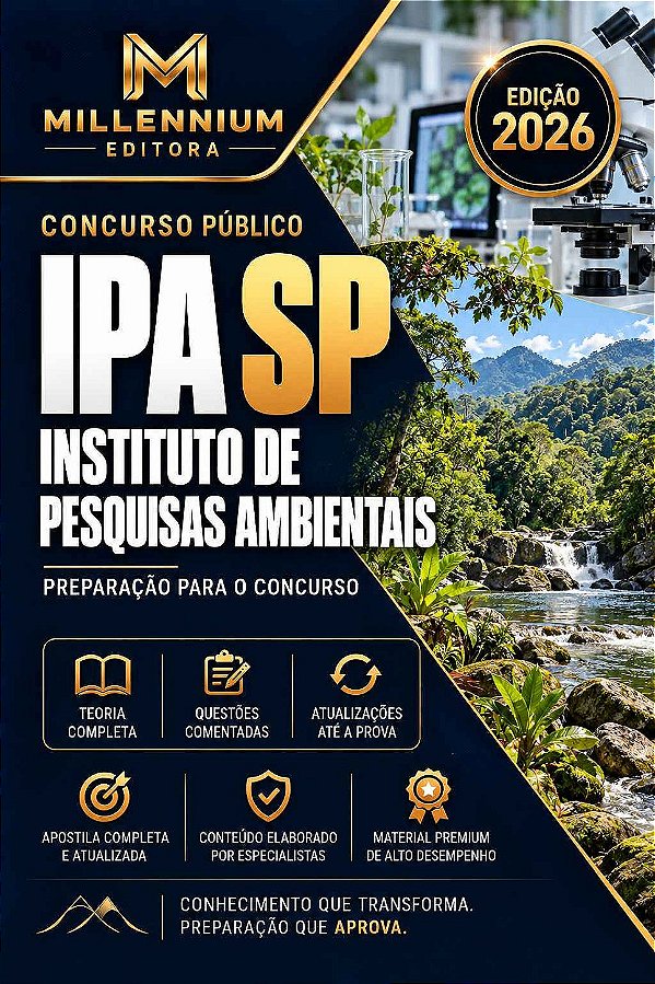 Apostila IPA SP 2026 Pesquisador Taxonomia de Plantas Vasculares I; Angiospermas