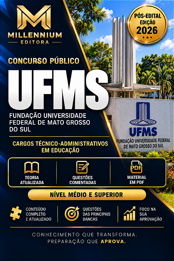 Apostila UFMS 2026 Pedagogia