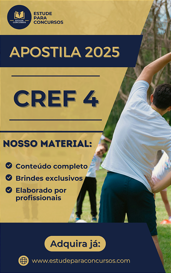 Apostila CREF 4 2025 Analista Técnico em Educação Física