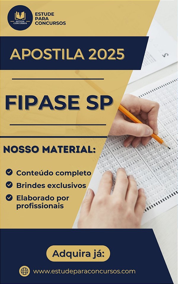 Apostila FIPASE SP 2025 Agente Administrativo