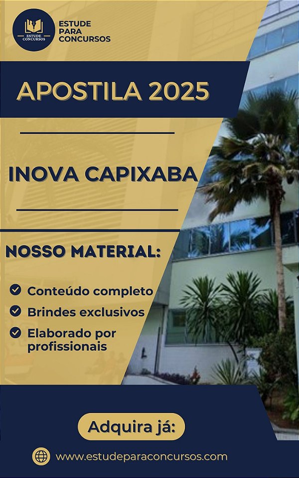 Apostila INOVA CAPIXABA 2025 Farmacêutico