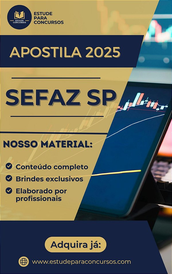 Apostila SEFAZ SP 2025 Gestão Tributária