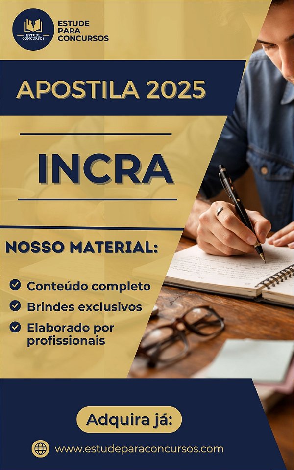 Apostila INCRA 2026 Antropologia