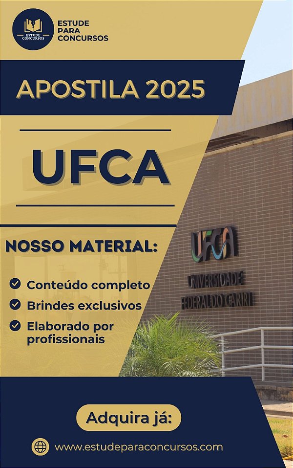 Apostila UFCA 2026 Analista de TI Segurança da Informação