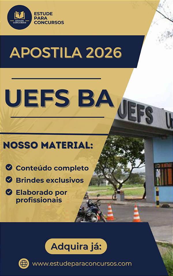 Apostila UEFS BA 2026 Analista Universitário Ciências Sociais