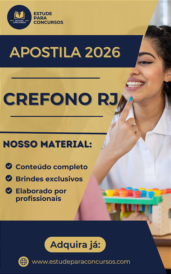 Apostila CREFONO RJ 2026 Assistente Administrativo
