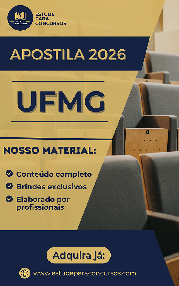Apostila UFMG 2026 Assistente em Administração