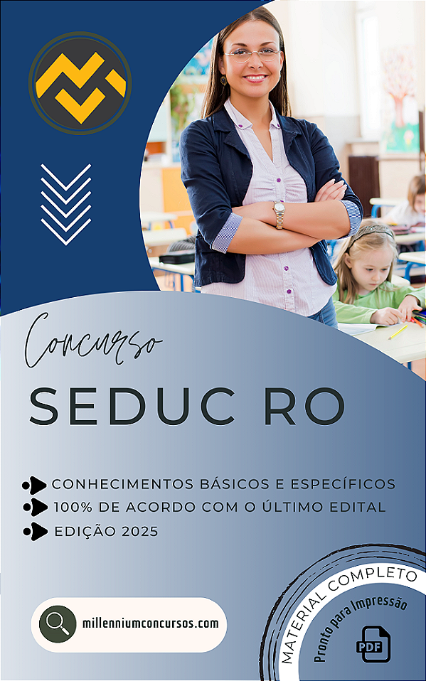 Apostila SEDUC RO 2026 Professor Artes