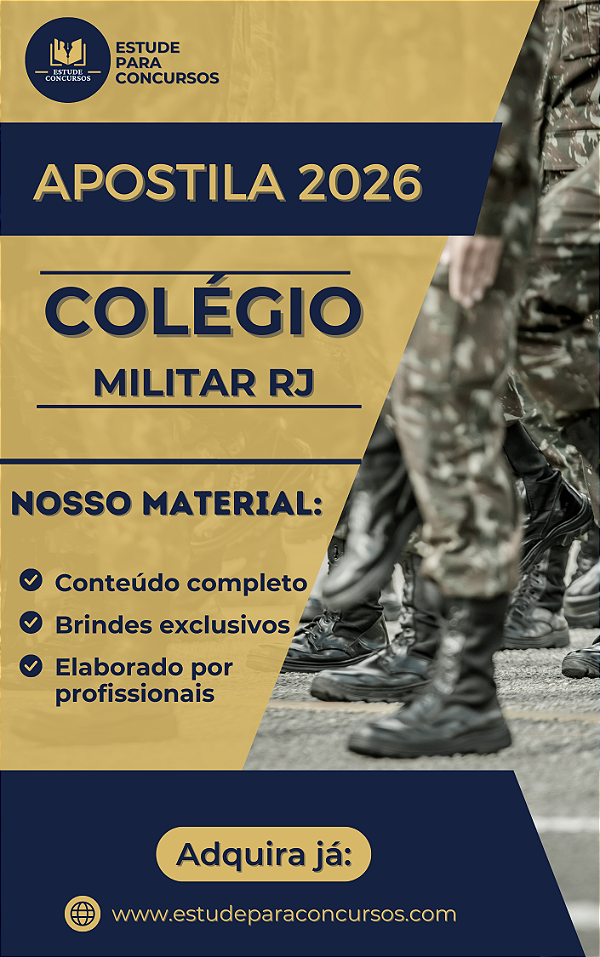 Apostila COLÉGIO MILITAR DO RIO DE JANEIRO 2026 Professor de Filosofia