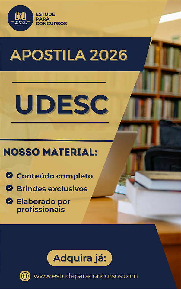 Apostila UDESC 2026 Administrador