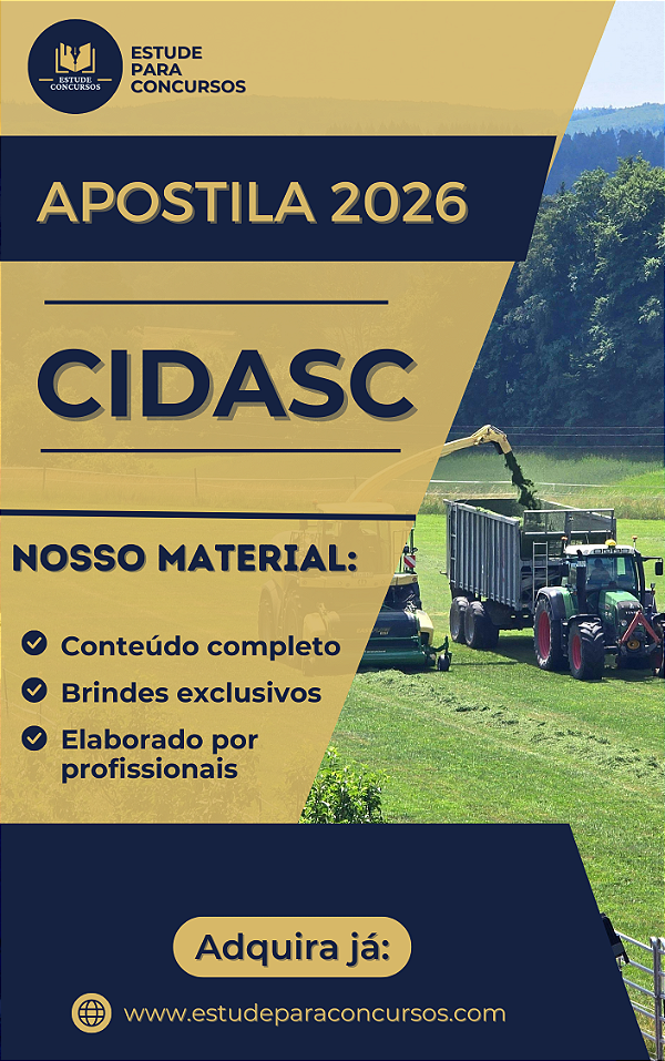 Apostila CIDASC 2026 Psicólogo