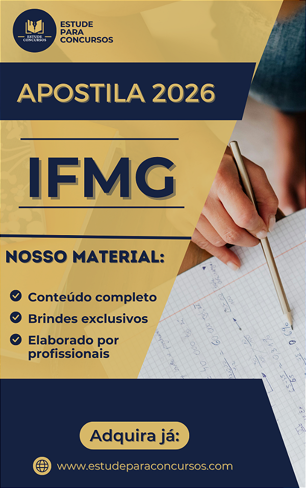 Apostila IFMG 2026 Técnico em Assuntos Educacionais