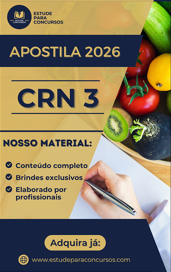 Apostila CRN 3 2026 Nutricionista Fiscal I