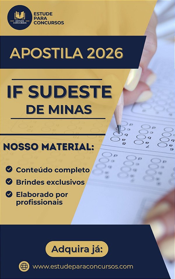 Apostila IF SUDESTE MG 2026 Professor Química Geral