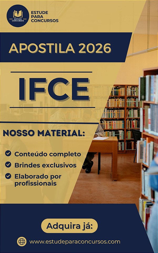 Apostila IFCE 2026 Fundamentos da Educação, Política e Gestão Educacional