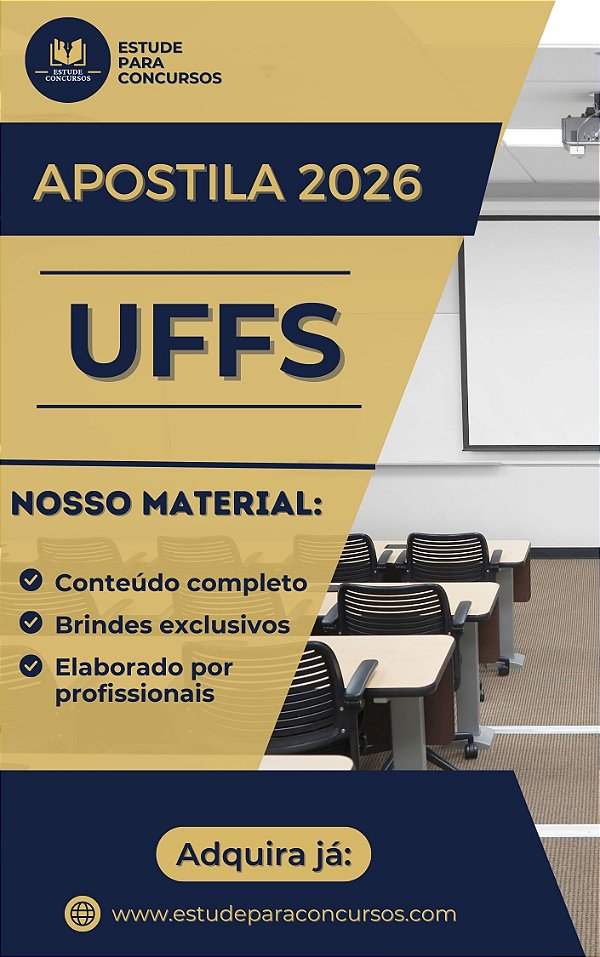 Apostila UFFS 2026 Técnico em Laboratório Biologia