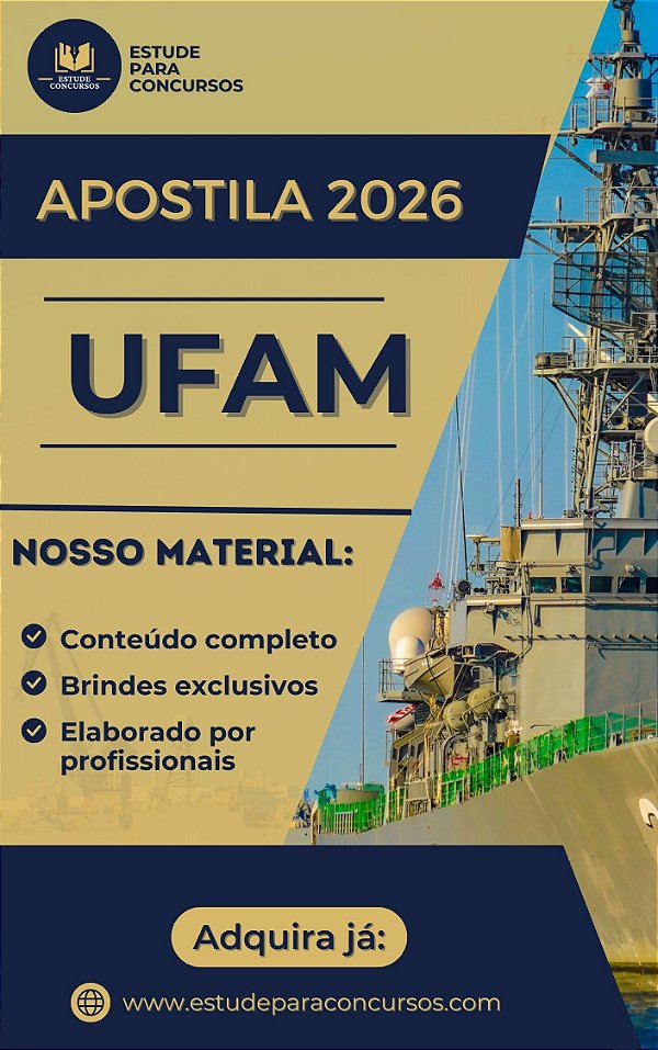 Apostila UFAM 2026 Técnico de Laboratório Cerâmica