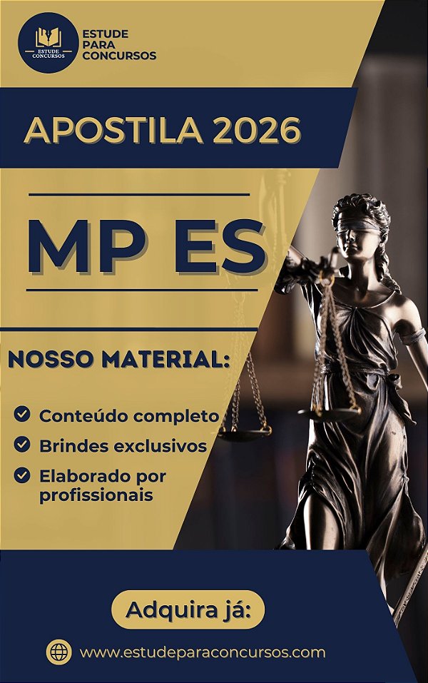 Apostila MP ES 2026 Agente Técnico Enfermeiro