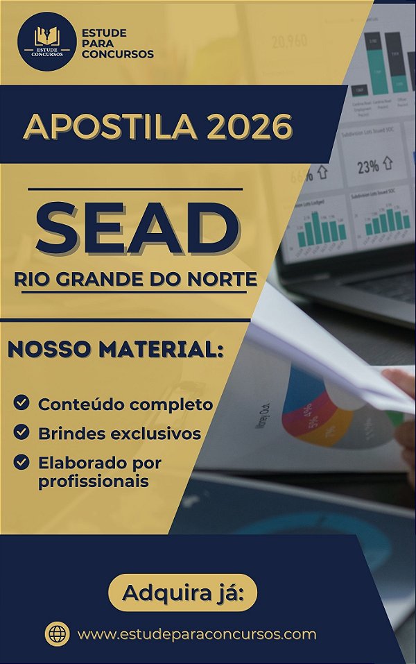 Apostila SEAD RN 2026 Analista de Trânsito Engenharia Civil