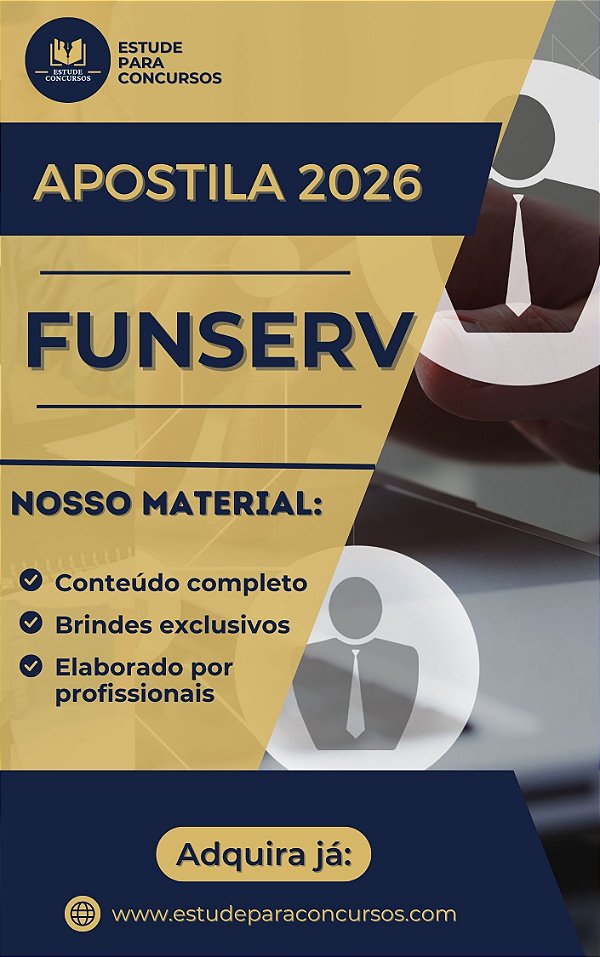 Apostila FUNSERV SP 2026 Economista