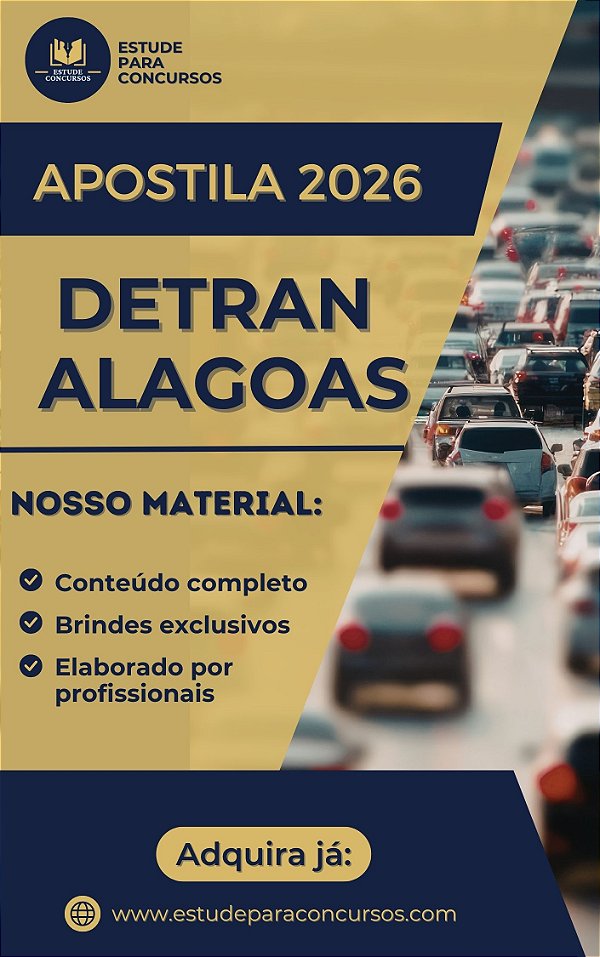 Apostila DETRAN AL 2026 Direito