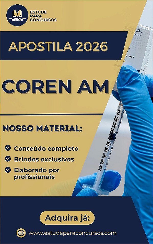 Apostila COREN AM 2026 Administrador