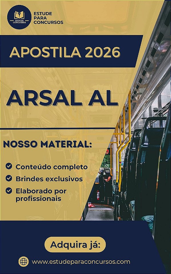Apostila ARSAL AL 2026 Direito