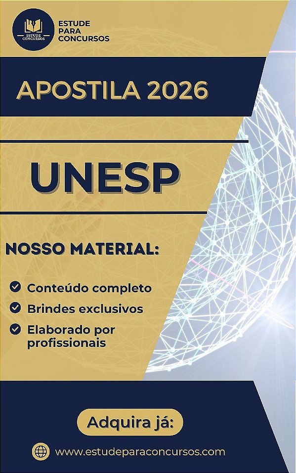 Apostila UNESP 2026 Pedagogo