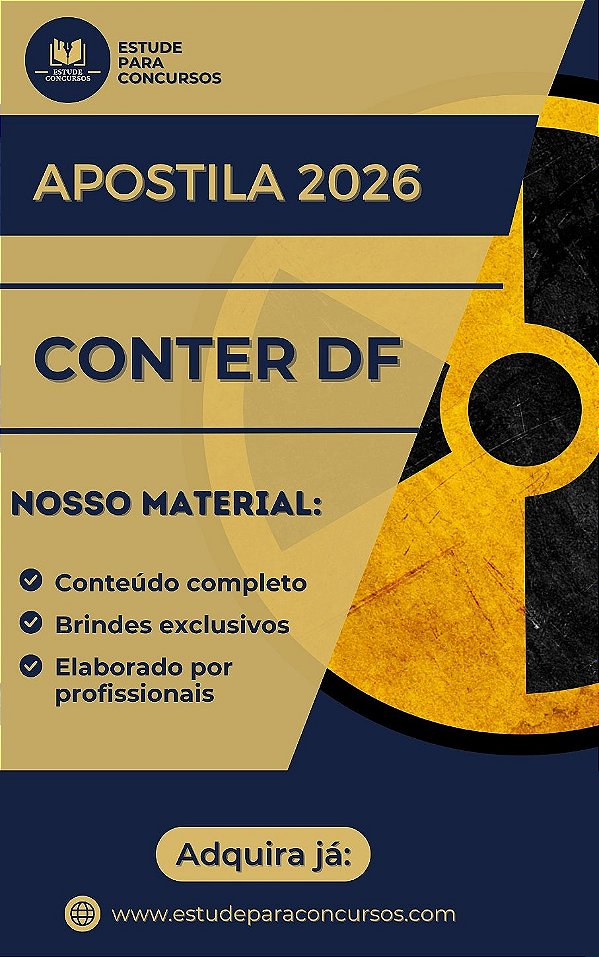 Apostila CONTER DF 2026 Analista Técnico Gestão de Pessoas